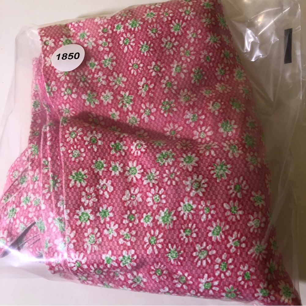 VTG Lilly Pulitzer Bergdorf Goodman Dress 2 Cotton Pink Floral Tank Sleeveless - Picture 12 of 12